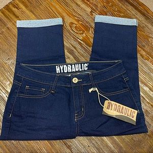Hydraulic Cropped Skinny Jeans - Size 6 (NWT)